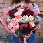 Букет из пионов и пионовидных роз в Санкт-Петербурге - Фотография 4