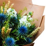 Букет с колосьями пшеницы, колючками эрингиума и маттиолой в Санкт-Петербурге - Фотография 4