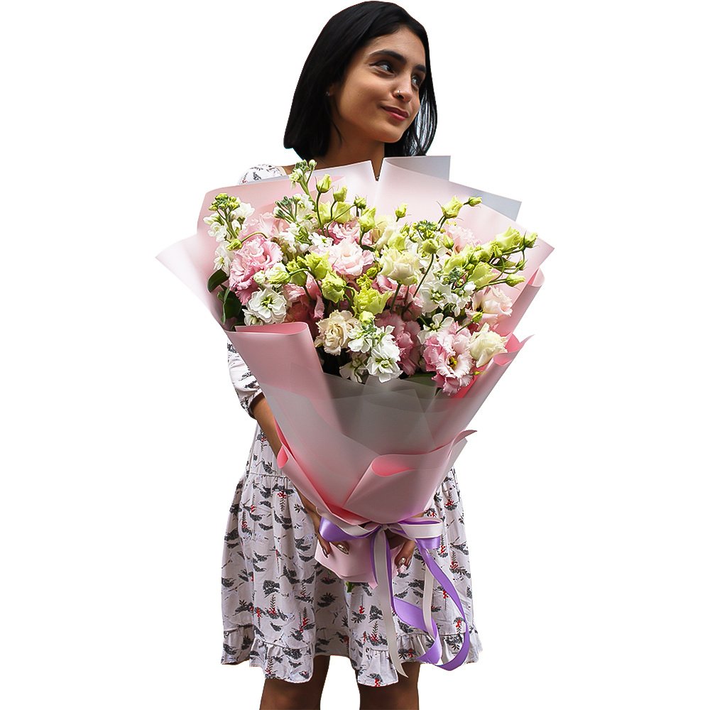 Данелия: лизиантус и маттиола