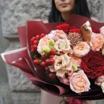 Сегодня можно: пионовидные розы, бронзовая скиммия, пушистый лагурус, нежная эустома - Фотография 10 Сегодня можно: пионовидные розы, бронзовая скиммия, пушистый лагурус, нежная эустома - Фотография 10