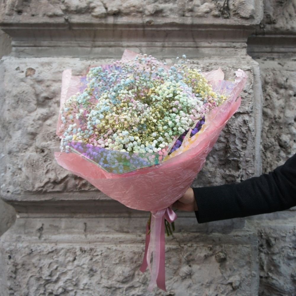 Лоллипоп медиум: радужная гипсофила