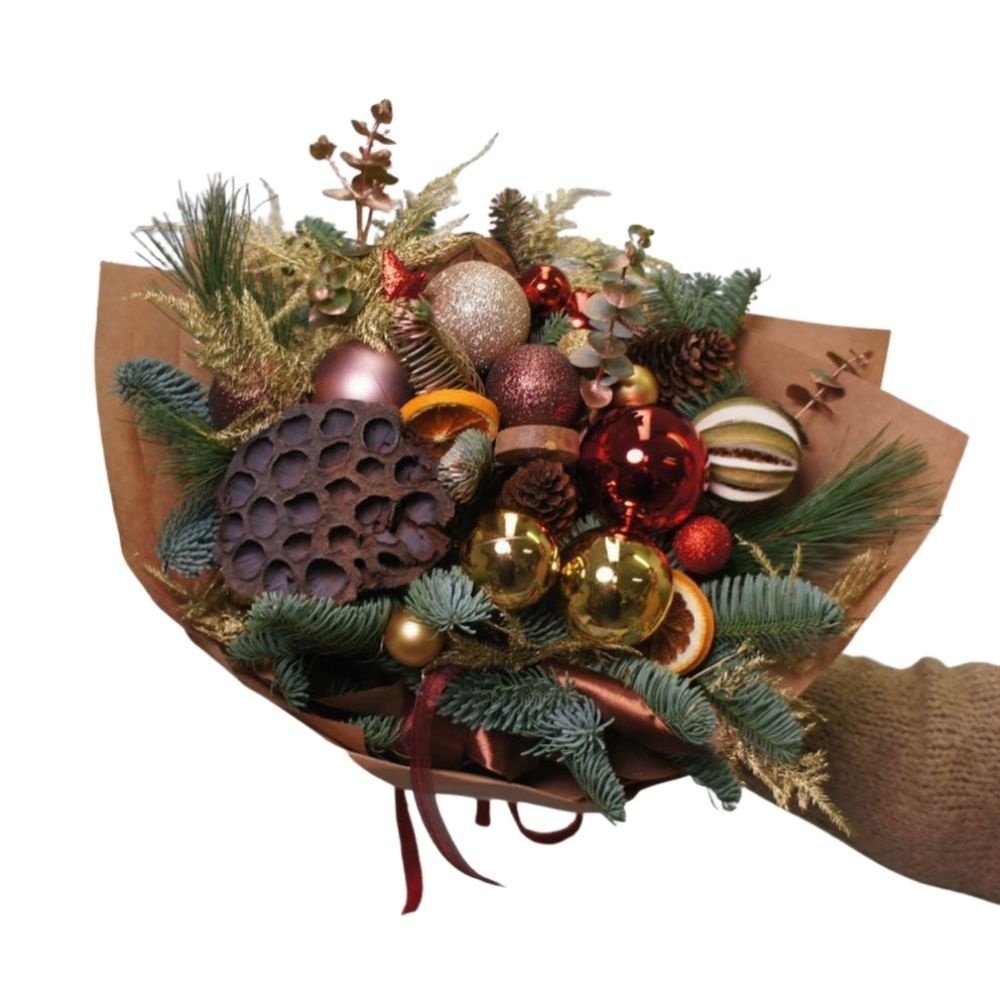 Новогодний букет Лулео