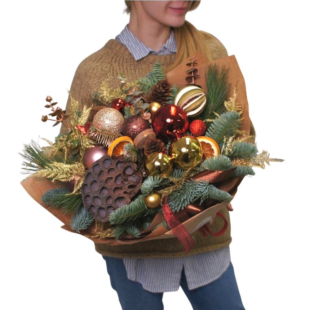 Новогодний букет Лулео