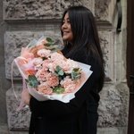 Счастливые дни: кремовые гвоздики и ароматные листья эвкалипта в Санкт-Петербурге - Фотография 9