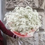 Флаффи белый: большой букет из гипсофилы в Санкт-Петербурге - Фотография 5 Флаффи белый: большой букет из гипсофилы в Санкт-Петербурге - Фотография 5