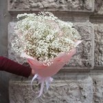 Флаффи белый: большой букет из гипсофилы в Санкт-Петербурге - Фотография 7 Флаффи белый: большой букет из гипсофилы в Санкт-Петербурге - Фотография 7