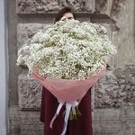 Флаффи белый: большой букет из гипсофилы в Санкт-Петербурге - Фотография 8 Флаффи белый: большой букет из гипсофилы в Санкт-Петербурге - Фотография 8