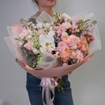 Пион-букет: нежный букет цветов за 7990. Купить с доставкой в Санкт-Петербурге - Фотография 6