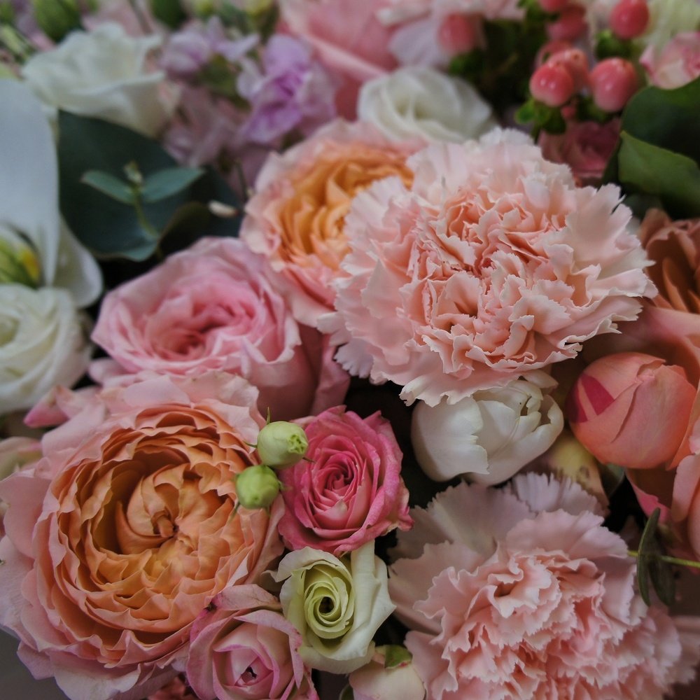 Пион-букет: нежный букет цветов за 15290