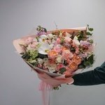 Пион-букет: большой и нежный букет цветов за 9990 рублей. Купить цветы с доставкой в Санкт-Петербурге - Фотография 3