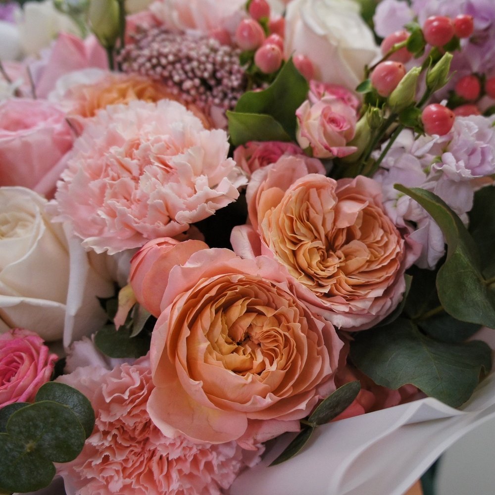 Пион-букет: нежный букет цветов за 20190