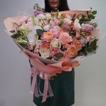 Пион-букет: большой и нежный букет цветов за 9990 рублей. Купить цветы с доставкой в Санкт-Петербурге - Фотография 10