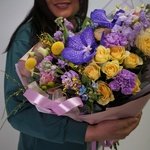 Цветочный улёт: яркий букет цветов за 5850 в Санкт-Петербурге. Доставка круглосуточно - Фотография 10