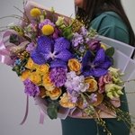 Цветочный улёт: яркий букет цветов за 5850 в Санкт-Петербурге. Доставка круглосуточно - Фотография 12