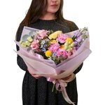 Цветочный улёт: яркий букет цветов за 3990 в Санкт-Петербурге - Фотография 2