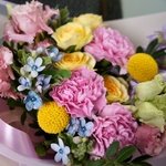 Цветочный улёт: яркий букет цветов за 3990 в Санкт-Петербурге - Фотография 3