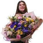 Цветочный улёт: яркий букет цветов за 9990. Доставка цветов в Санкт-Петербурге. Большой букет - Фотография 1