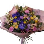 Цветочный улёт: яркий букет цветов за 9990. Доставка цветов в Санкт-Петербурге. Большой букет - Фотография 2