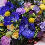 Цветочный улёт: яркий букет цветов за 9990. Доставка цветов в Санкт-Петербурге. Большой букет - Фотография 3