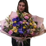 Цветочный улёт: яркий букет цветов за 9990. Доставка цветов в Санкт-Петербурге. Большой букет - Фотография 5