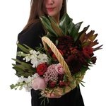Баскета: корзина с цветами за 4590 в Санкт-Петербурге - Фотография 7