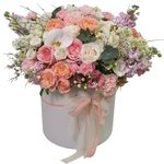 Боска: цветы в шляпной коробке за 18590. Доставка цветов круглосуточно. Сана-Петербург - Фотография 7