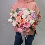 Боска: цветы в шляпной коробке за 6350 в Санкт-Петербурге - Фотография 3