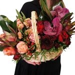 Баскета: корзина с цветами за 6350 в Санкт-Петербурге - Фотография 5