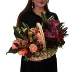 Баскета: корзина с цветами за 6350 в Санкт-Петербурге - Фотография 6