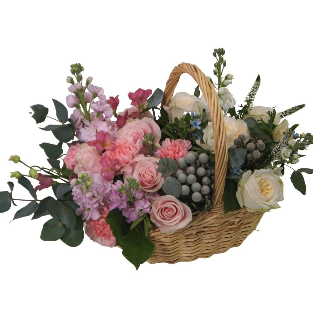 Баскета: корзина с цветами за 19590