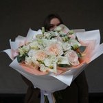 Роуз: пионовидные розы, каллы, лизиантус в Санкт-Петербурге - Фотография 9