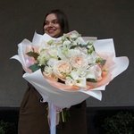 Роуз: пионовидные розы, каллы, лизиантус в Санкт-Петербурге - Фотография 12