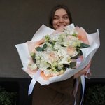 Роуз: пионовидные розы, каллы, лизиантус в Санкт-Петербурге - Фотография 1