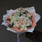 Роуз: пионовидные розы, каллы, лизиантус в Санкт-Петербурге - Фотография 3