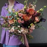 Отражение глаз твоих: тропический леукасперум, тёмные каллы и аутентичная скабиоза в Санкт-Петербурге - Фотография 13