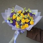 При свете луны: пионовидные кустовые розы и эустома (лизиантус) в Санкт-Петербурге - Фотография 8 При свете луны: пионовидные кустовые розы и эустома (лизиантус) в Санкт-Петербурге - Фотография 8