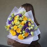 При свете луны: пионовидные кустовые розы и эустома (лизиантус) в Санкт-Петербурге - Фотография 13 При свете луны: пионовидные кустовые розы и эустома (лизиантус) в Санкт-Петербурге - Фотография 13