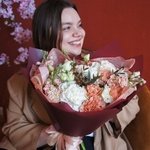 Июльская дымка: фактурная гвоздика, маттиола и ветви эвкалипта в Санкт-Петербурге - Фотография 2