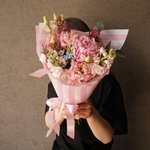 Клубничный зефир: пион, маттиола и кружевная эустома в Санкт-Петербурге - Фотография 7 Клубничный зефир: пион, маттиола и кружевная эустома в Санкт-Петербурге - Фотография 7