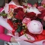 Ласковый Лео: пионы, каллы и фрезия в Санкт-Петербурге - Фотография 5