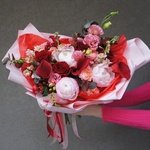 Ласковый Лео: пионы, каллы и фрезия в Санкт-Петербурге - Фотография 2