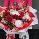 Ласковый Лео: пионы, каллы и фрезия в Санкт-Петербурге - Фотография 10