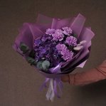 Неоновая ночь: гортензия, лунная гвоздика и ароматный эвкалипт в Санкт-Петербурге - Фотография 12