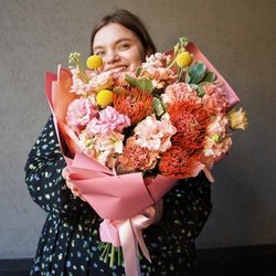 Букет Нутанталиолли: букет тропических цветов