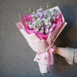 Ароматные цветы недорого: фактурная маттиола микс. Доставка букета в Санкт-Петербурге - Фотография 2