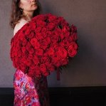 Красные розы недорого: 101 цветок, высота 50 см. Доставка цветов в Санкт-Петербурге круглосуточно. Розы в СПб дешево - Фотография 7