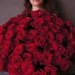 Красные розы недорого: 101 цветок, высота 50 см. Доставка цветов в Санкт-Петербурге круглосуточно. Розы в СПб дешево - Фотография 5