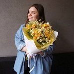 Альстромерия и ромашки недорого в Санкт-Петербурге - Фотография 4