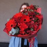 Багровый пик: красные герберы, плоды гиперикума и другие цветы в Санкт-Петербурге - Фотография 9