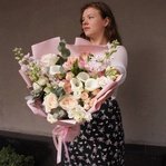Ванильное небо: белоснежные каллы, пионовидная роза и ароматная маттиола в Санкт-Петербурге - Фотография 5 Ванильное небо: белоснежные каллы, пионовидная роза и ароматная маттиола в Санкт-Петербурге - Фотография 5